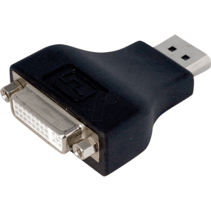 StarTech.com ST DP2DVIADAP - DisplayPort Adapter, DP Stecker auf DVI-I 24+5 Buchse