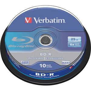 Verbatim BD-R25 VER 10 - BD-R, 25GB, 10er Spindel