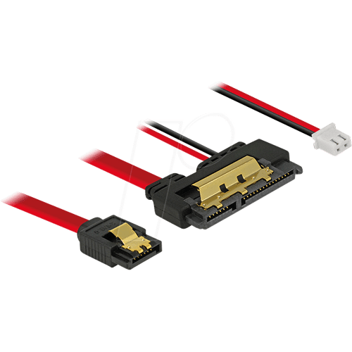 DELOCK 85240 - SATA 6 Gb/s Buchse + Strom Buchse > SATA
