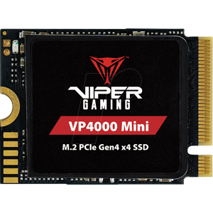 PATRIOT MEMORY VP4000M2TBM23 - Viper Gaming VP4000 Mini SSD 2 TB, M.2 2230 PATRIOT MEMORY VP4000M2TBM23 - Viper Gaming VP4000 Mini SSD 2 TB, M.2 2230