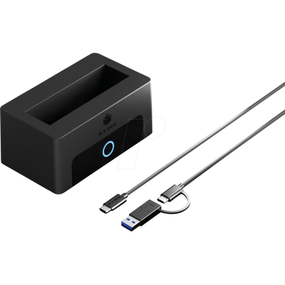 Icybox ICY IB-1123MCU31 - Dockingstation für M.2 NVMe / 2,5" / 3,5" SATA Icybox ICY IB-1123MCU31 - Dockingstation für M.2 NVMe / 2,5" / 3,5" SATA
