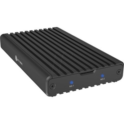 Icybox ICY IB-2817M-C32 - Externes 2x M.2 NVMe SSD Gehäuse mit USB 3.2 Icybox ICY IB-2817M-C32 - Externes 2x M.2 NVMe SSD Gehäuse mit USB 3.2