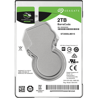 ST2000LM015 - 2,5" HDD 2TB Seagate Barracuda Mobile ST2000LM015 - 2,5" HDD 2TB Seagate Barracuda Mobile
