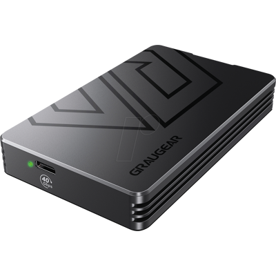 GRAUGEAR GG 18155 - Externes USB 4.0 Gehäuse für M.2 NVMe SSDs GRAUGEAR GG 18155 - Externes USB 4.0 Gehäuse für M.2 NVMe SSDs