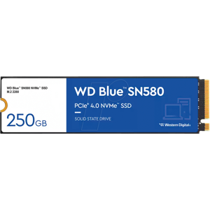 Western Digital WDS250G3B0E - WD Blue SN580 NVMe-SSD, 250 GB, M.2