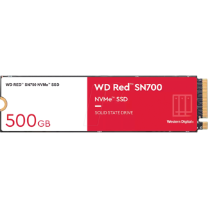 Western Digital WDS500G1R0C - WD Red SN700 NAS NVMe SSD 500GB, M.2