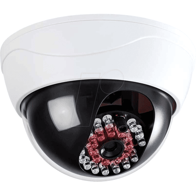Nedis N DUMCD20WT - Dummy-Überwachungskamera, Dome, IP44, weiß Nedis N DUMCD20WT - Dummy-Überwachungskamera, Dome, IP44, weiß
