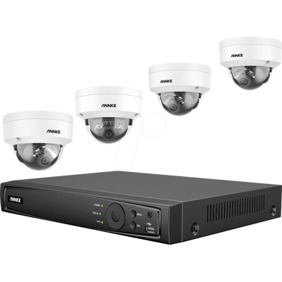 ANNKE N98KI91DG4 - Netzwerk-Videorekorder, Set inkl. 4 Kameras, PoE ANNKE N98KI91DG4 - Netzwerk-Videorekorder, Set inkl. 4 Kameras, PoE