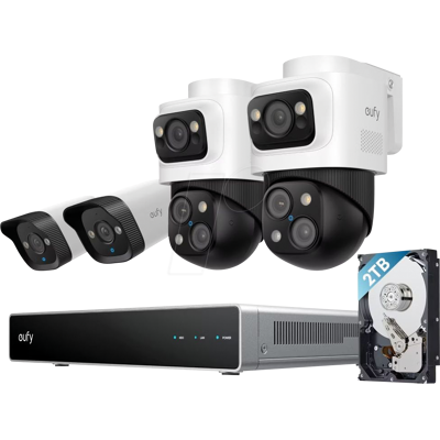 Eufy NVR Sicherheitssystem S4 Bullet - 4K IP Kamera Indoor & Outdoor Eufy NVR Sicherheitssystem S4 Bullet - 4K IP Kamera Indoor & Outdoor