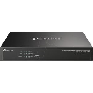 TP-Link TPLINK NVR1008H8 - Netzwerk-Videorekorder, 8-Kanal, PoE+