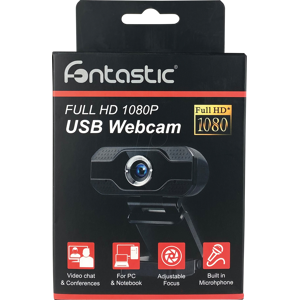 FONTASTIC 257001 - Webcam USB Full HD 1080p