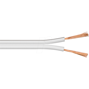 GOOBAY 67752 - Lautsprecherkabel 2x2.5 mm², 50 m weiss CCA GOOBAY 67752 - Lautsprecherkabel 2x2.5 mm², 50 m weiss CCA