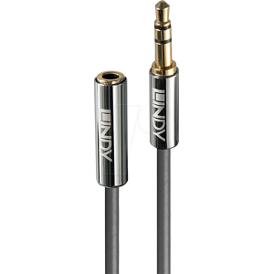 LINDY 35328 - Audio Kabel, 3,5 mm 3-Pin Klinke, Stecker/Kupplung 2,0 m LINDY 35328 - Audio Kabel, 3,5 mm 3-Pin Klinke, Stecker/Kupplung 2,0 m