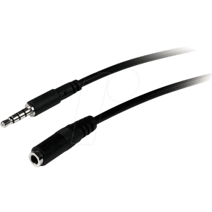 StarTech.com ST MUHSMF2M - Headset Kabel, 3,5 mm 4 Pol Klinkenstecker auf Kupplung, 2 m StarTech.com ST MUHSMF2M - Headset Kabel, 3,5 mm 4 Pol Klinkenstecker auf Kupplung, 2 m