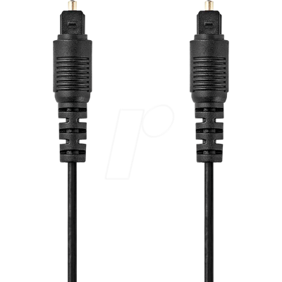 Nedis N CAGL25000BK50 - Toslink Kabel, Toslink Stecker, 5 m Nedis N CAGL25000BK50 - Toslink Kabel, Toslink Stecker, 5 m