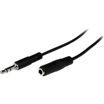 StarTech.com ST MU2MMFS - Audio Kabel, 3,5 mm Klinkenstecker auf Kupplung, 2 m StarTech.com ST MU2MMFS - Audio Kabel, 3,5 mm Klinkenstecker auf Kupplung, 2 m