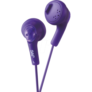 JVC HA-F160-V - Gummierter In-Ear Kopfhörer, violett JVC HA-F160-V - Gummierter In-Ear Kopfhörer, violett