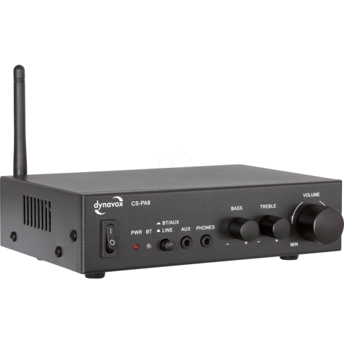 DYNAVOX 207684 - Stereo-Miniverstärker, schwarz