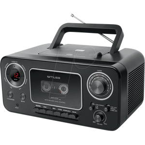 MUSE M-182RDC - Boombox, M-182 RDC mit Radio, CD und Kassette MUSE M-182RDC - Boombox, M-182 RDC mit Radio, CD und Kassette