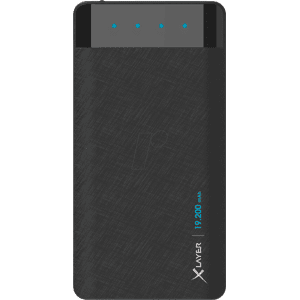 XLAYER 214876 - Powerbank, Li-Ion, 19200 mAh, USB, schwarz XLAYER 214876 - Powerbank, Li-Ion, 19200 mAh, USB, schwarz