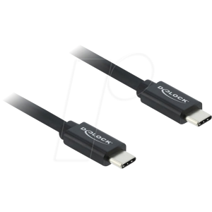 DELOCK 81706 - Sync- & Ladekabel, USB-C > USB-C, 40 Gbps, 240 W, 1 m DELOCK 81706 - Sync- & Ladekabel, USB-C > USB-C, 40 Gbps, 240 W, 1 m