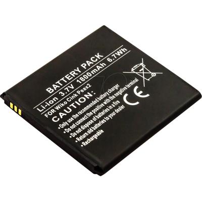 ECO GMBH AKKU 10278 - Smartphone-Akku für WIKO-Geräte, Li-Ion, 1800 mAh ECO GMBH AKKU 10278 - Smartphone-Akku für WIKO-Geräte, Li-Ion, 1800 mAh