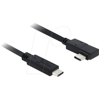 DELOCK 81710 - Sync- & Ladekabel, USB-C > USB-C, 40 Gbps, 240 W, gewinkelt, 1 m DELOCK 81710 - Sync- & Ladekabel, USB-C > USB-C, 40 Gbps, 240 W, gewinkelt, 1 m