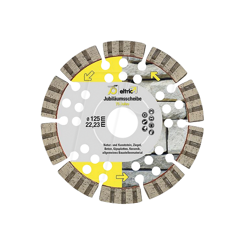 EGB 752485 - Diamant-Trennscheibe 125 mm ''Rot''