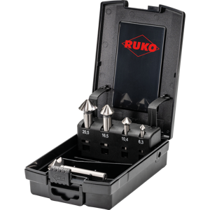 RUKO 102891ERO - Kegelsenker-Satz 4S HSSE-Co 5 DIN 335 90° - 5 teilig RUKO 102891ERO - Kegelsenker-Satz 4S HSSE-Co 5 DIN 335 90° - 5 teilig