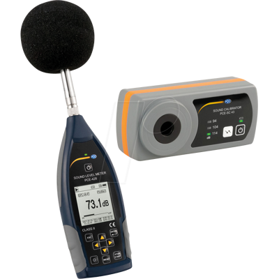 PCE INSTRUMENTS PCE 428-KIT-N - Schallpegelmeter PCE-428 + Kalibrator PCE-SC 43 PCE INSTRUMENTS PCE 428-KIT-N - Schallpegelmeter PCE-428 + Kalibrator PCE-SC 43