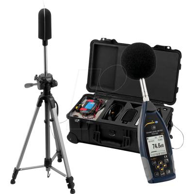 PCE INSTRUMENTS PCE 432-EKIT - Schallpegelmesser Klasse 1 mit GPS und Kit PCE INSTRUMENTS PCE 432-EKIT - Schallpegelmesser Klasse 1 mit GPS und Kit