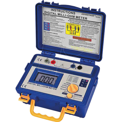 PCE INSTRUMENTS PCE MO 2002 - Milliohmmeter - Robustes, versiegeltes Gehäuse, 5 Bereiche PCE INSTRUMENTS PCE MO 2002 - Milliohmmeter - Robustes, versiegeltes Gehäuse, 5 Bereiche