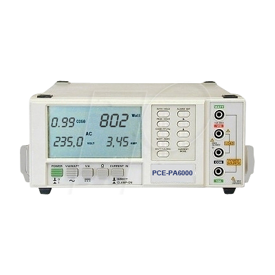 PCE Instruments PCE-PA6000 Leistungsanalysator - Wirkleistung & Scheinleistung, RS-232 PCE Instruments PCE-PA6000 Leistungsanalysator - Wirkleistung & Scheinleistung, RS-232
