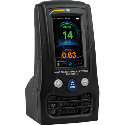 PCE Instruments PCE-RCM 11 - Luftqualitätsmonitor mit Partikeln, Temperatur, Luftfeuchtigkeit PCE Instruments PCE-RCM 11 - Luftqualitätsmonitor mit Partikeln, Temperatur, Luftfeuchtigkeit