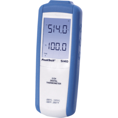 Peaktech - P 5140 - Dual input - Digital-Thermometer Peaktech - P 5140 - Dual input - Digital-Thermometer