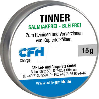 CFH 52228 - Tinner salmiakfrei 15 g CFH 52228 - Tinner salmiakfrei 15 g