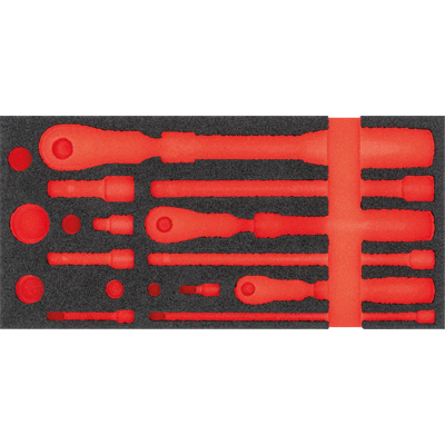 Vigor V4970-L Werkzeugaufbewahrung - Rot, 393x188x35mm Vigor V4970-L Werkzeugaufbewahrung - Rot, 393x188x35mm