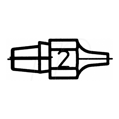 WELLER 51314200 - Entlötspitze DX 112, 2,3 mm, rund, gerade WELLER 51314200 - Entlötspitze DX 112, 2,3 mm, rund, gerade