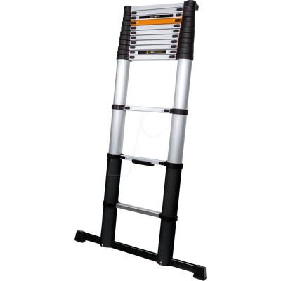 BATAVIA 7064831 - Teleskopleiter aus Alu, bis 4,15 m, max. 150 Kg, extra Breite St BATAVIA 7064831 - Teleskopleiter aus Alu, bis 4,15 m, max. 150 Kg, extra Breite St