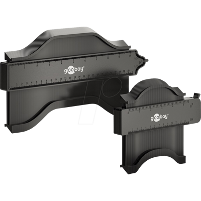 Goobay GB 61668 - Konturenlehre 300 x 130 / 185 x 130 mm mit Klemmhebel, 2er Pack Goobay GB 61668 - Konturenlehre 300 x 130 / 185 x 130 mm mit Klemmhebel, 2er Pack
