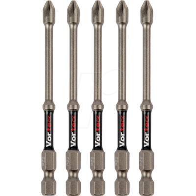 C.K CK T4470 PZ2L09 - Vorteck Impact Schrauberbit PZ2 90mm x5 C.K CK T4470 PZ2L09 - Vorteck Impact Schrauberbit PZ2 90mm x5