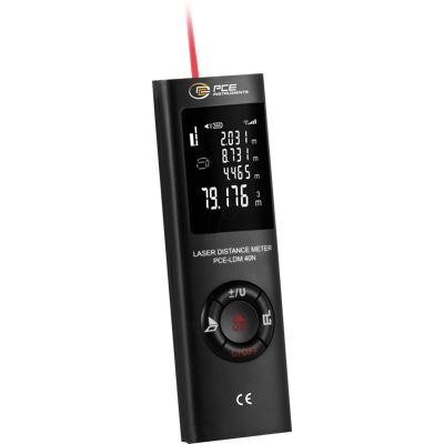 PCE Instruments PCE-LDM 40N Laser-Entfernungsmesser - Entfernung, Fläche & Volumen PCE Instruments PCE-LDM 40N Laser-Entfernungsmesser - Entfernung, Fläche & Volumen