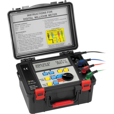 PCE Instruments Ohmmeter - Widerstand 0-2000Ω - Ohmmètre 600 V PCE Instruments Ohmmeter - Widerstand 0-2000Ω - Ohmmètre 600 V