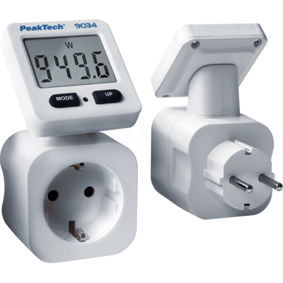 PEAKTECH 9034 - Energiekostenmessgerät, digital, mit drehbarer Anzeige PEAKTECH 9034 - Energiekostenmessgerät, digital, mit drehbarer Anzeige