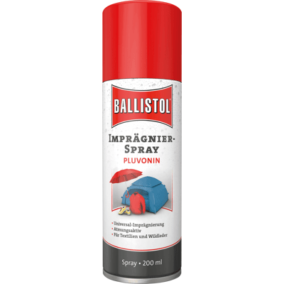 Ballistol BALL 25000 - Imprägnierspray, Pluvonin, 200 ml, schmutzabweisend Ballistol BALL 25000 - Imprägnierspray, Pluvonin, 200 ml, schmutzabweisend