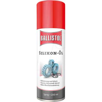 Ballistol BALL 25300 - Silikon-Öl Spray, 200 ml Ballistol BALL 25300 - Silikon-Öl Spray, 200 ml