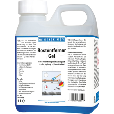 WEICON 10101908 - Rostentferner, Gel, 1 L WEICON 10101908 - Rostentferner, Gel, 1 L