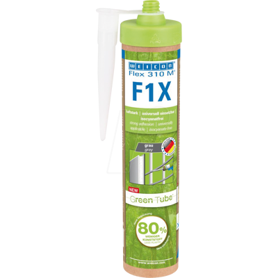 WEICON 10102385 - Green Tube Flex 310 M F1X grau 280 ml WEICON 10102385 - Green Tube Flex 310 M F1X grau 280 ml