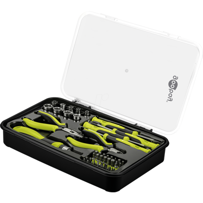 GOOBAY 77846 - Werkzeug-Set Advanced, 49-teilig in Aufbewahrungsbox GOOBAY 77846 - Werkzeug-Set Advanced, 49-teilig in Aufbewahrungsbox