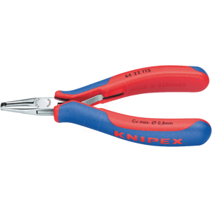 Knipex KN 64 22 115 - Elektronik-Vornschneider, 115 mm, spiegelpoliert